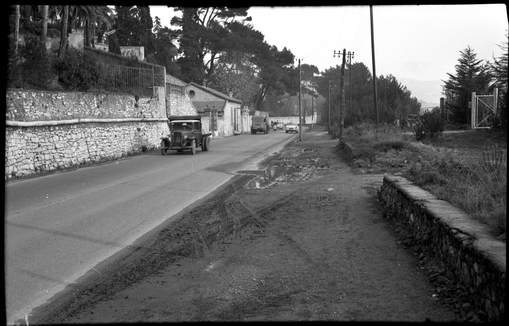 La RN559 au niveau de Brégaillon (1963)